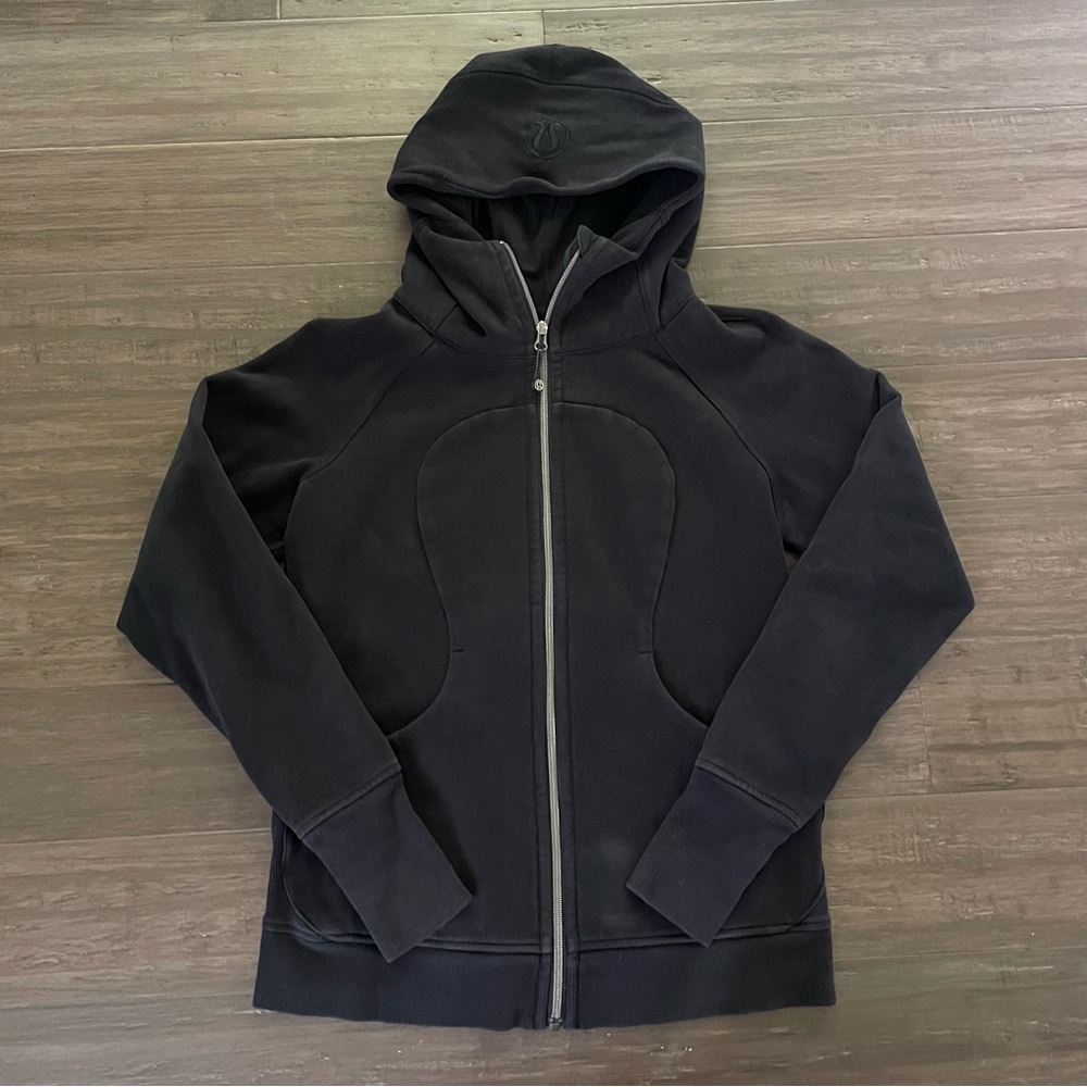 Lululemon Black Scuba Zip-Up Hoodie